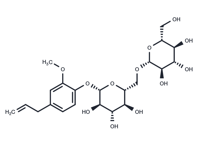 Eugenol gentiobioside Chemical Structure