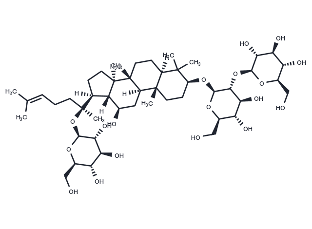 Ginsenoside Rd Chemical Structure