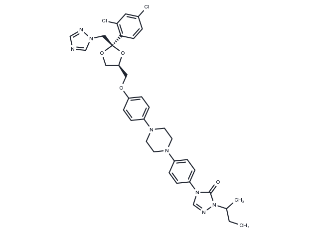 Itraconazole Chemical Structure