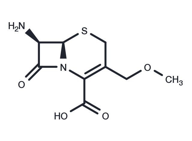 (6R,7R)-7-Amino-3-(methoxymethyl)-8-oxo-5-thia-1-azabicyclo[4.2.0]oct-2-ene-2-carboxylic acid Chemical Structure