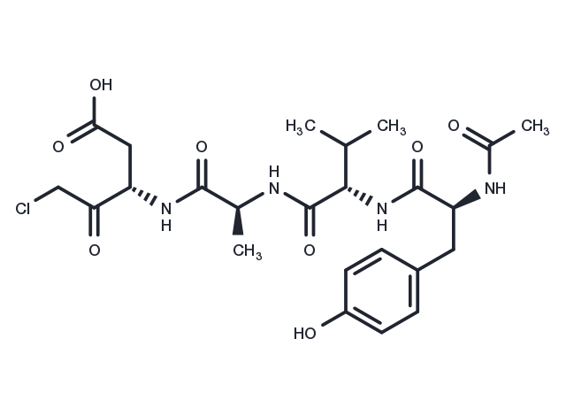 Ac-YVAD-CMK Chemical Structure