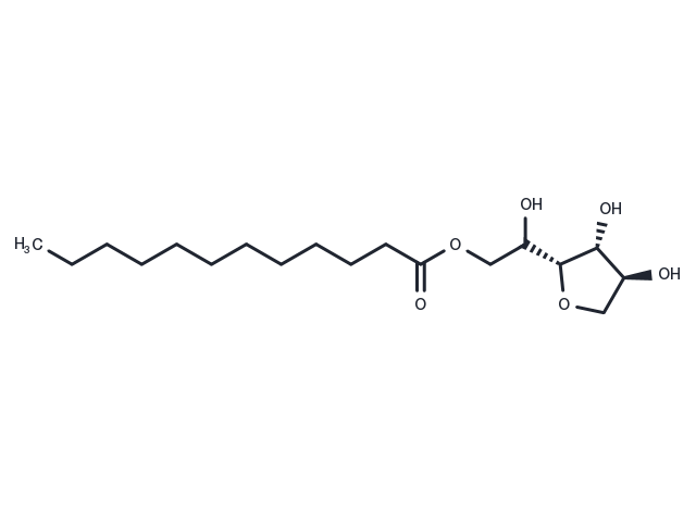 Sorbitan monolaurate Chemical Structure