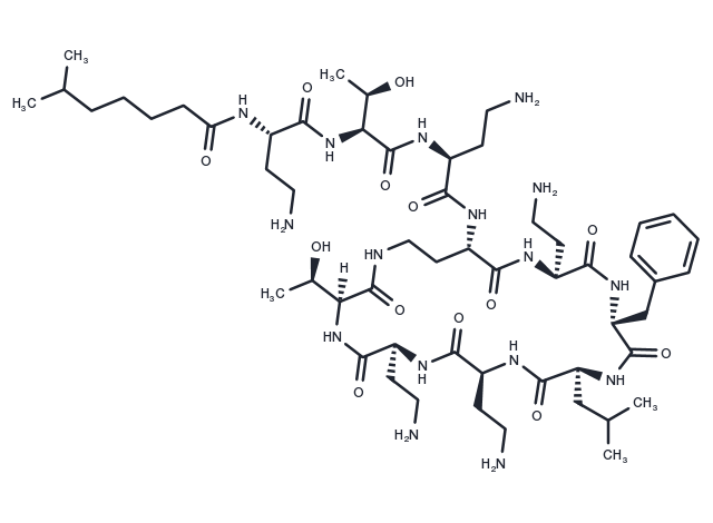Polymyxin B2 Chemical Structure