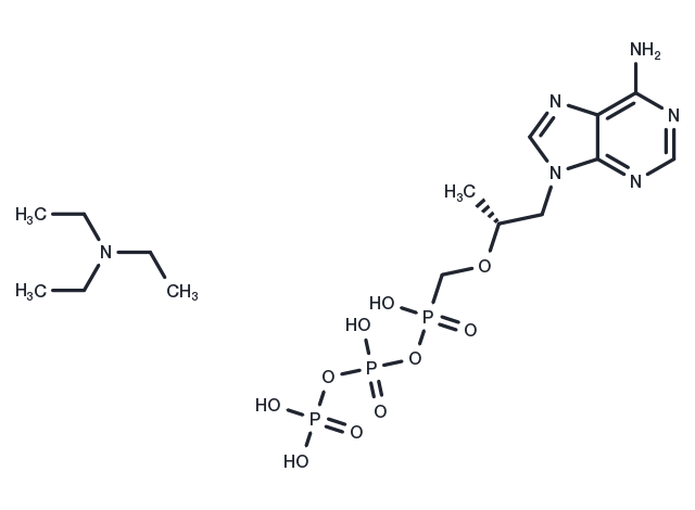 Tenofovir diphosphate triethylamine Chemical Structure