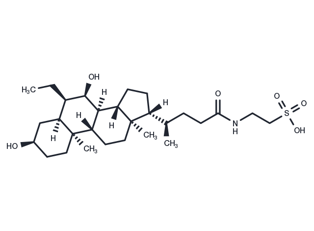 Tauro-Obeticholic acid Chemical Structure