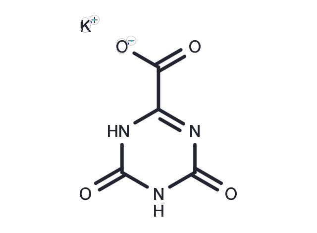 Potassium oxonate Chemical Structure