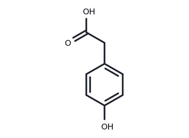 4-hydroxyphenylacetic acid Chemical Structure