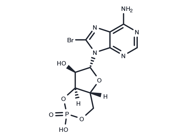 8-bromo-Cyclic AMP Chemical Structure