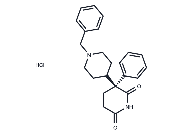 Dexetimide HCl Chemical Structure
