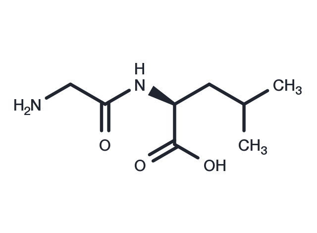 Glycyl-L-leucine Chemical Structure