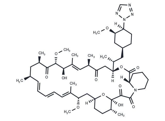42-(2-Tetrazolyl)rapamycin Chemical Structure