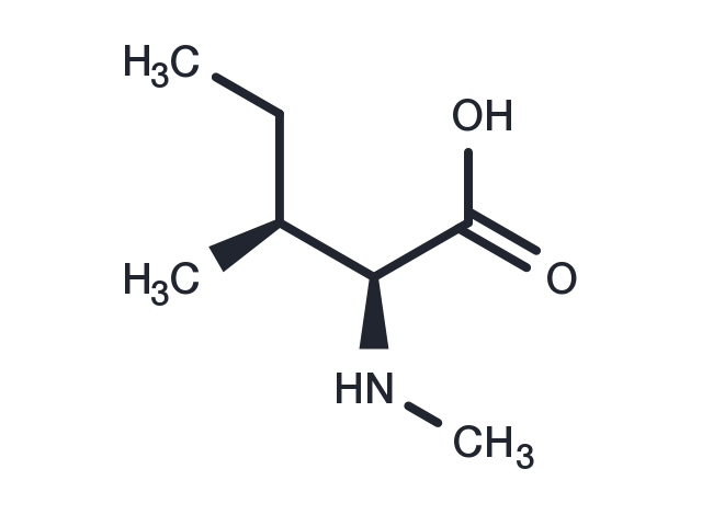 N-Methyl-L-isoleucine Chemical Structure