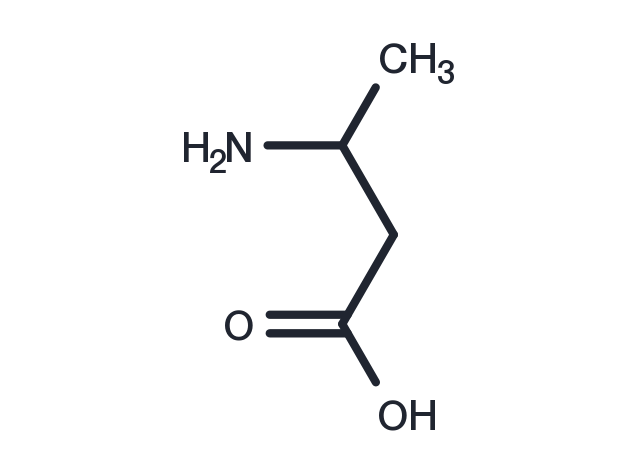 3-Aminobutanoic acid Chemical Structure