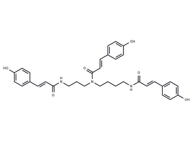 tricoumaroyl spermidine Chemical Structure
