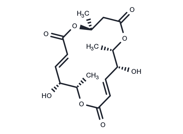 (+)-Macrosphelide A Chemical Structure