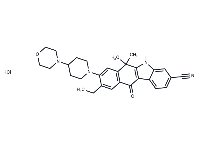 Alectinib hydrochloride Chemical Structure