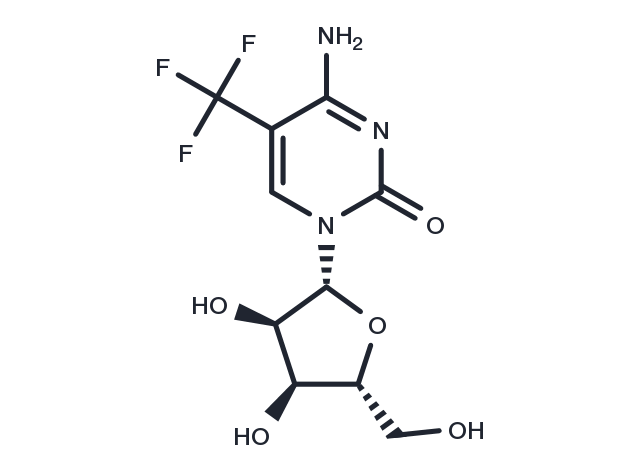 5-(Trifluoromethyl)cytidine Chemical Structure