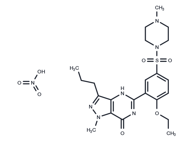 Sildenafil nitrate Chemical Structure