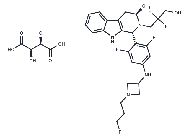 Giredestrant tartrate Chemical Structure