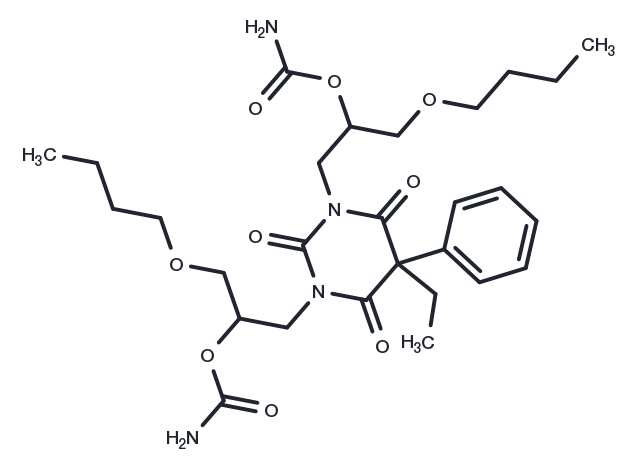 Difebarbamate Chemical Structure