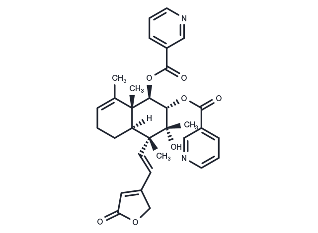 Scutebarbatine A Chemical Structure