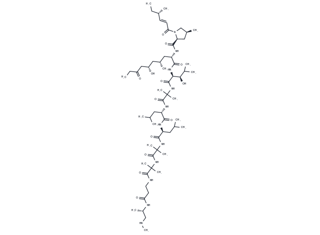 Leucinostatin B Chemical Structure