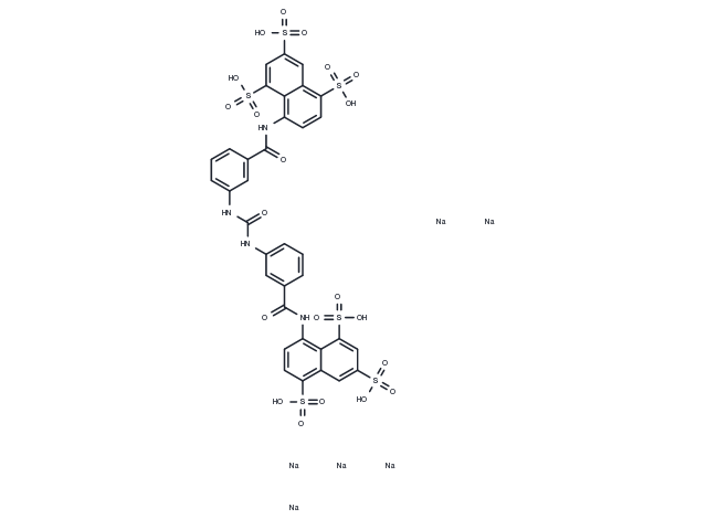 NF023 hexasodium Chemical Structure