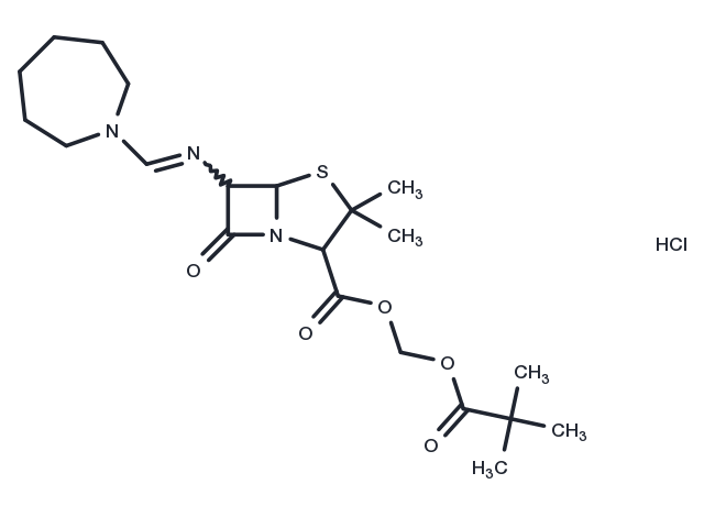 Pivmecillinam hydrochloride Chemical Structure