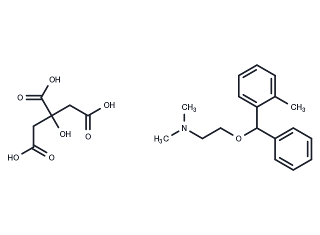 Orphenadrine Citrate Chemical Structure