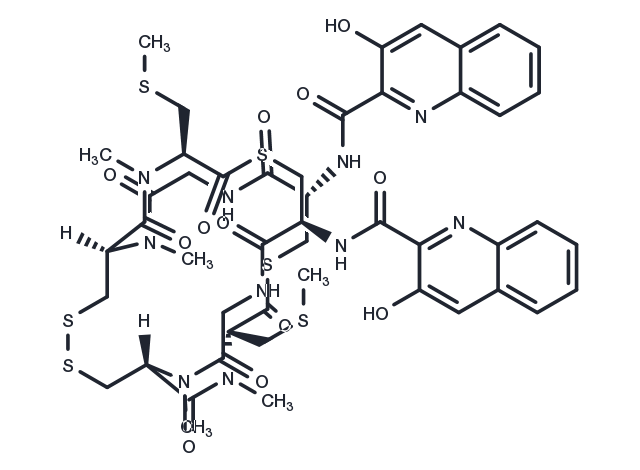 Thiocoraline Chemical Structure