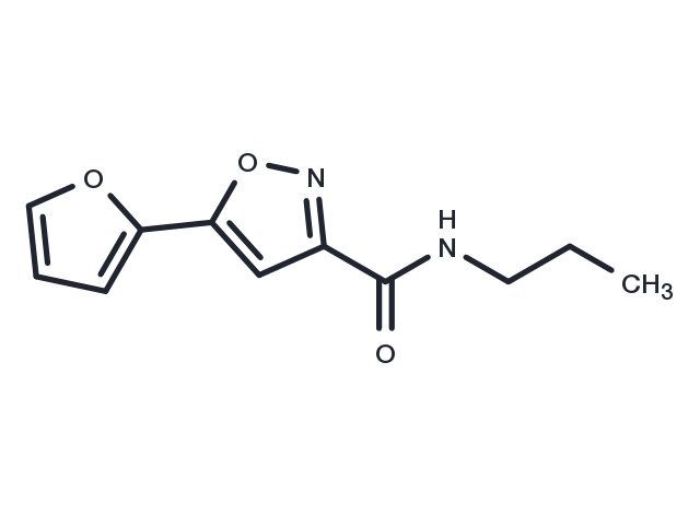 5-(2-furyl)-N-propylisoxazole-3-carboxamide Chemical Structure