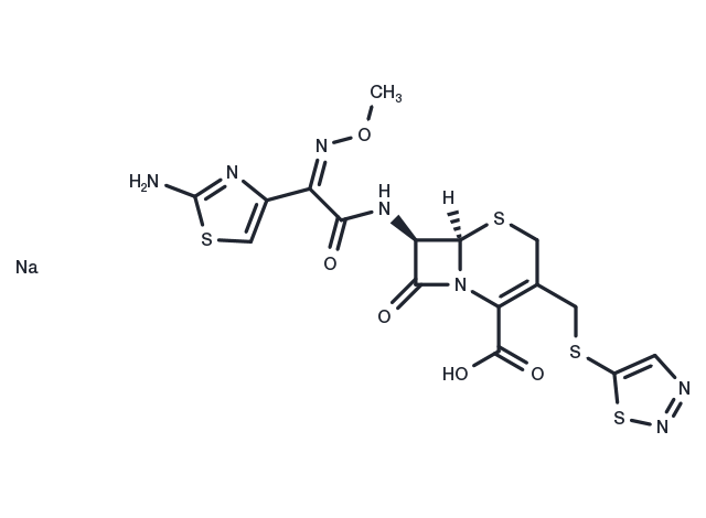 Cefuzonam sodium Chemical Structure