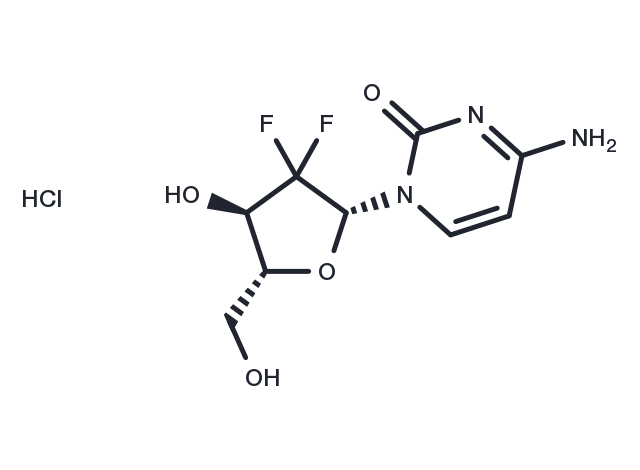 Gemcitabine hydrochloride Chemical Structure