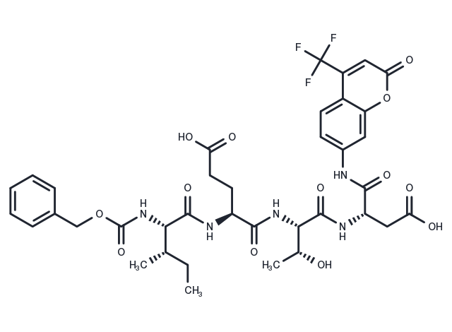 Z-IETD-AFC Chemical Structure
