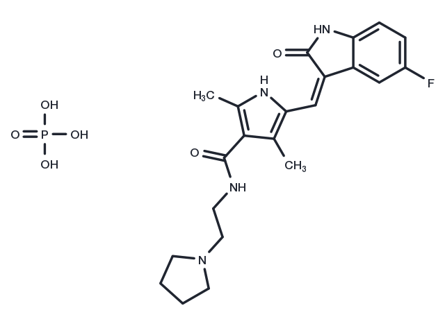 Toceranib Phosphate Chemical Structure