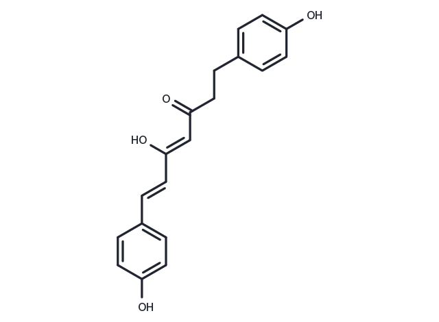 1,7-Bis(4-hydroxyphenyl)-3-hydroxy-1,3-heptadien-5-one Chemical Structure