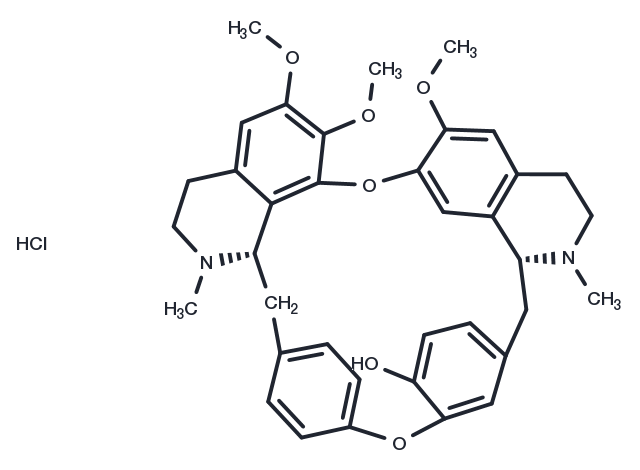 Oxyacanthine hydrochloride Chemical Structure