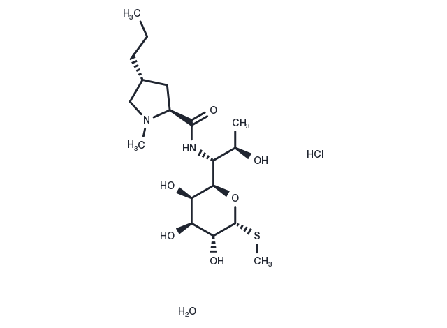 Lincomycin hydrochloride monohydrate Chemical Structure