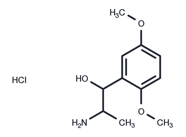 Methoxamine hydrochloride Chemical Structure