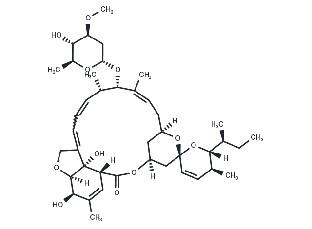 Avermectin B1a monosaccharide Chemical Structure