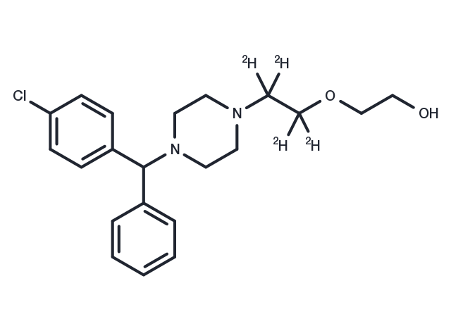 Hydroxyzine D4 Chemical Structure