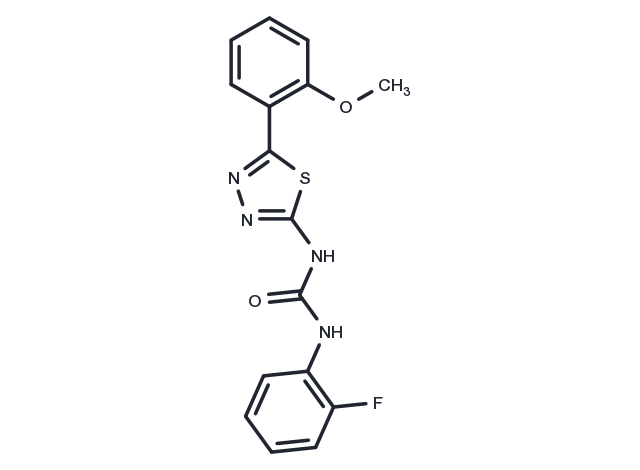 1-(2-fluorophenyl)-3-[5-(2-methoxyphenyl)-1,3,4-thiadiazol-2-yl]urea Chemical Structure