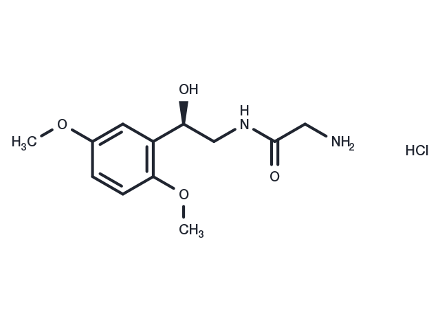 Midodrine (R-isomer HCl) Chemical Structure