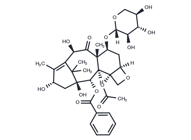 7-Xylosyl-10-deacetylbaccatin III Chemical Structure