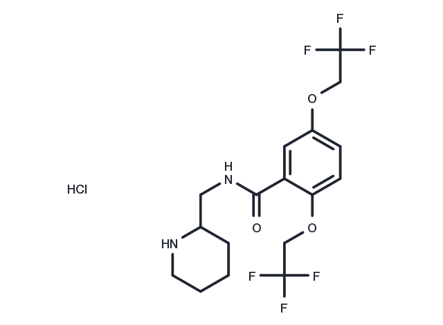 Flecainide hydrochloride Chemical Structure