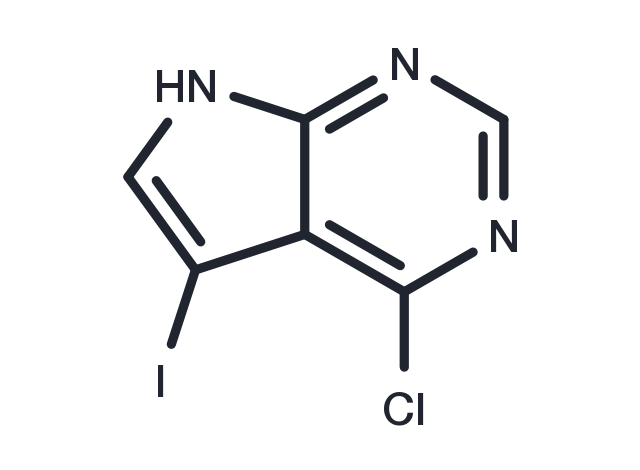 4-Chloro-5-iodo-7H-pyrrol[2,3-d]pyrimidine Chemical Structure