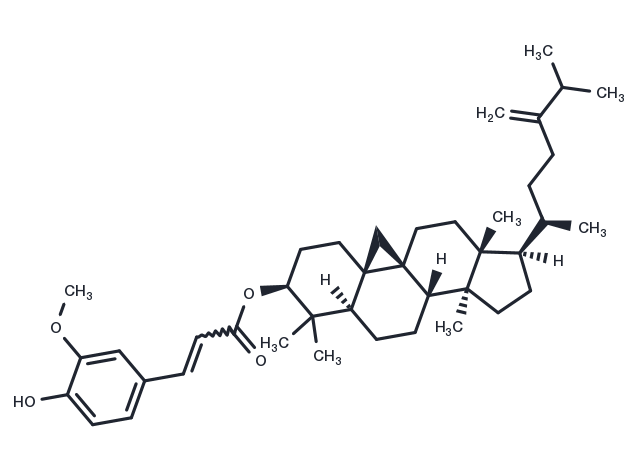 24-Methylenecycloartanyl ferulate Chemical Structure