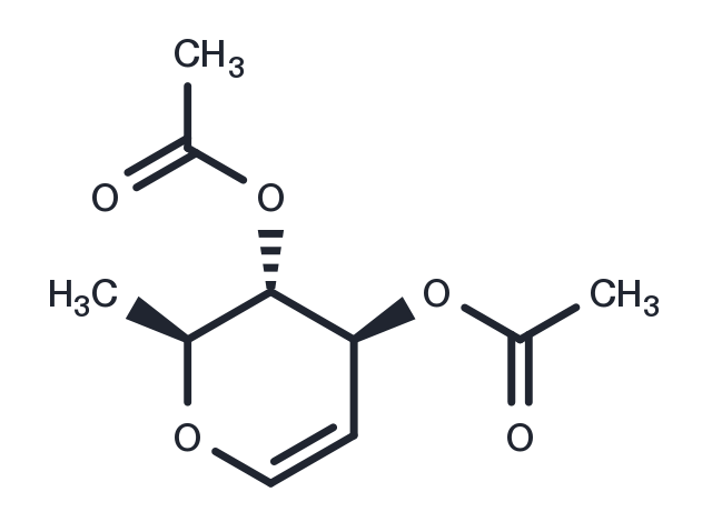 3,4-Di-O-acetyl-L-rhamnal Chemical Structure