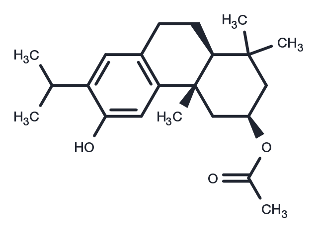 2beta-Acetoxyferruginol Chemical Structure