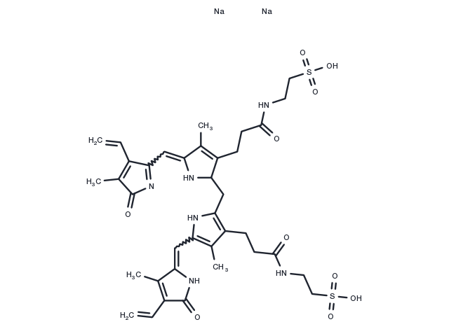 Bilirubin Conjugate (sodium salt) Chemical Structure
